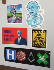 THEY LIVE Movie (1988) STICKERS Rowdy Roddy Piper(3) *WORLDWIDE 🌐 SHIPPING*