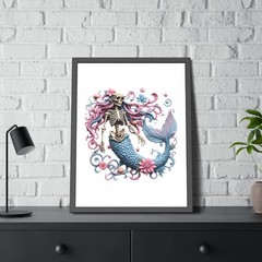 Whimsical Halloween SeaWitch Collection A by Crash PDF Wall Decor Download