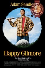 HAPPY GILMORE 1996 90s OFFICIAL ORIGINAL CINEMA MOVIE PRINT PREMIUM POSTER