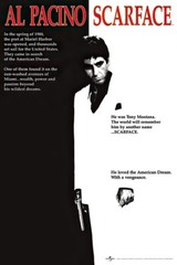 Scarface – Movie Poster (The American Dream – Regular Style) (Size: 24″ X 36″)