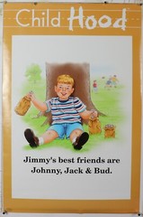 Child hood vintage humor poster jimmys best friends 23″ X 35″ NOS (b415)
