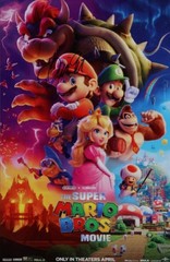 THE SUPER MARIO BROS MOVIE Wall Vinyl Poster Canvas Print Removable & Reusable
