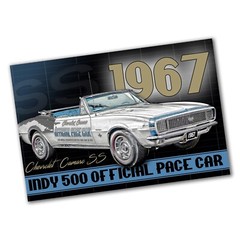 1967 SS Camaro Convertible Indy 500 Pace Car 24×36 or 11×17 Poster