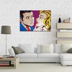 83011 Roy Lichtenstein Pop Girl Decor Wall Print Poster