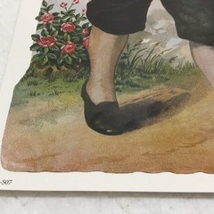 POSTER Victorian Theme Girl In Garden New