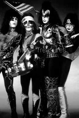 The Kiss Band Portrait Photo Print Poster