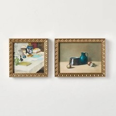 Set of 2 Table Still Life Wall Art 8″x6″ – Hearth and Hand with Magnolia