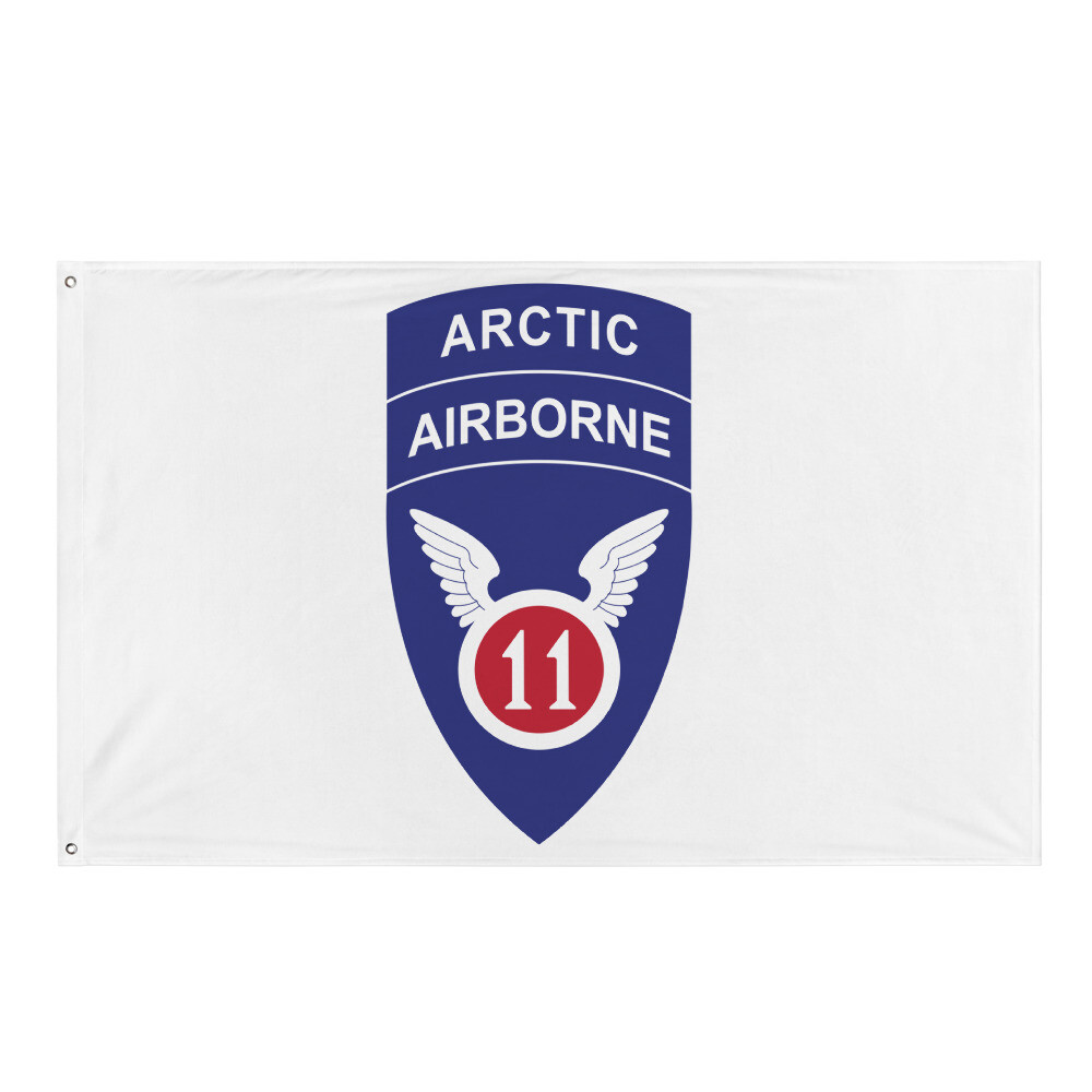 11th Airborne Division Flag Arctic Horizontal