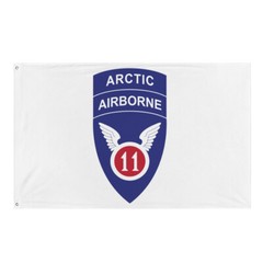 11th Airborne Division Flag Arctic Horizontal