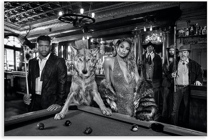 David Yarrow Art Poster –13 B&W Photography Room Aesthetic Print 24×36