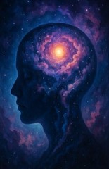 Subconscious Mind Relax Spirt Brain Wall Vinyl Decal Poster Removable Adhesive