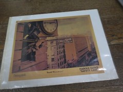 Serigraph Safety Last Harold Lloyd Movie Cinema Film Poster Art 9″ X 7″ Picture