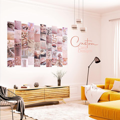 East Coast Mart Wall Collage Kit – 50 Pcs, 4X6 Inches, Photo Collage Kit for Wal