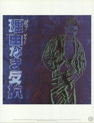 ANDY WARHOL Ads: Rebel Without a Cause (James Dean) 15.75″ x 12.25″ Poster 1990