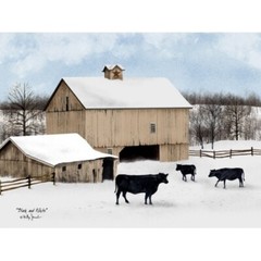 Billy Jacobs Canvas Print «BLACK AND WHITE» 12″x16″ — Primitive Country Farm