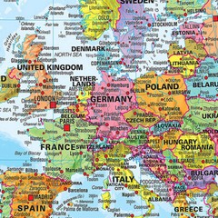 2 Pack World Map & US Map 29″x18″ USA Political Educational Poster Wall Chart