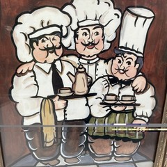 Joy Alldredge Framed Chef Wall Art Kitchen Café Print Restaurant Decor 16 x12.5”