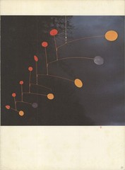ALEXANDER CALDER Mobile III 15″ x 11″ Offset Lithograph 1973 Surrealism Blue, Re