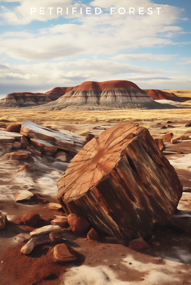 Petrified Forest National Park Poster Premium Photo Print Wall Art 4 Sizes #2