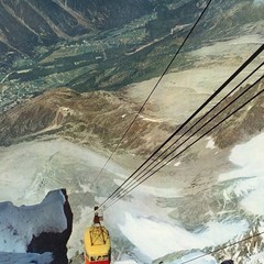 France – Chamonix Mont Blanc – 1956 Retro Travel Poster