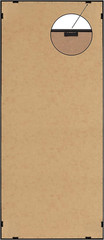 Sylvie Color Block Stacks Framed Canvas Wall Art – 18×40 Retro Modern Decor