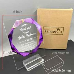 Custom Employee Award Plaque – Retirement or Appreciation Gift for Staff & Manag