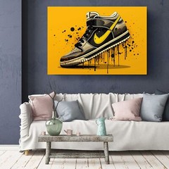 Air Sneaker Shoes Classic Shoes New Generation Art Sport Canvas Print