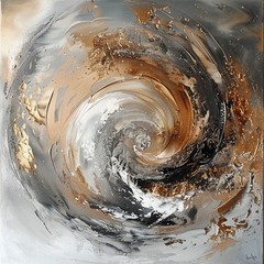 black Gray Hand Painted Oil Painting Picture Home Decor Abstract Canvas Wall Art