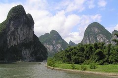 LIJIANG RIVER GLOSSY POSTER PICTURE PHOTO li guangxi zhuang china mountains 1378