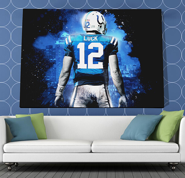 Andrew Luck Colts Poster or Canvas – Andrew Luck Wall Art