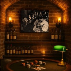 Ladies’ Night Vintage Bar Photography Black and White Historic Social Art