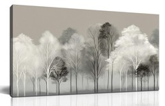 Prepeyssee Black and White Tree Wall Art for Living Room Large Landscape Mode