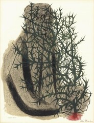 Blind Botanist Tree by Ben Shahn – Midcentury Art Print – Thought-Provoking