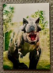 Lg T-REX 3D Lenticular Poster 14-1/4″x20-1/8″x1/4″ Very Cool!