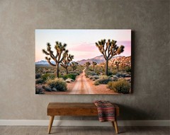 Joshua Tree Canvas Art, Desert Landscape Print, California Western Modern Decor