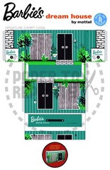 REPRINT – BARBIE’S DREAM HOUSE REPRODUCTION MINIATURE CARRY CASE MODEL POSTER