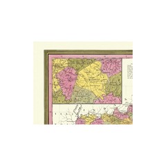 Historic State Map – Kentucky – Mitchell 1846 – Vintage Wall Art