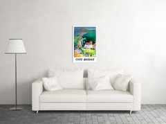 France Vintage Travel La Cote Basque Wall Art Home Decor – POSTER 20×30