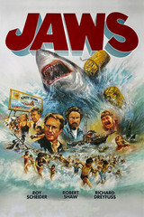 Jaws 50th Anniversary Movie Poster Fan Gift