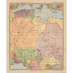 Historic Map – South Africa – Streit 1913 – Vintage Wall Art