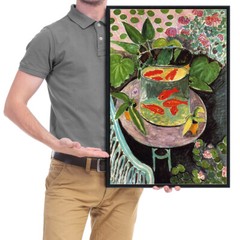 Framed Canvas Wall Art Goldfish by Henri Matisse Colorism Aesthetic Abstract Art