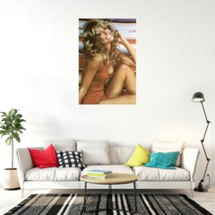 Farrah Fawcett – Personality Pin-Up Poster (Red Swimsuit) (Size: 24″ x 36″)