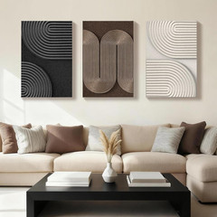 Contemporary Abstract Sandstone Wall Art for Stylish Home Decor