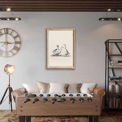Vintage Duck Wall Art Prints Minimalist Abstract Animal 24″L x 16″W, DUCK