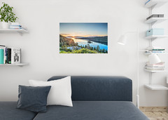 Lake Tahoe Emerald Bay Sunrise Photo Art Print Poster 24×36 inch