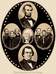 Abraham Lincoln – Johnson – The Defenders Of Our Union – 1864 Propaganda Poster