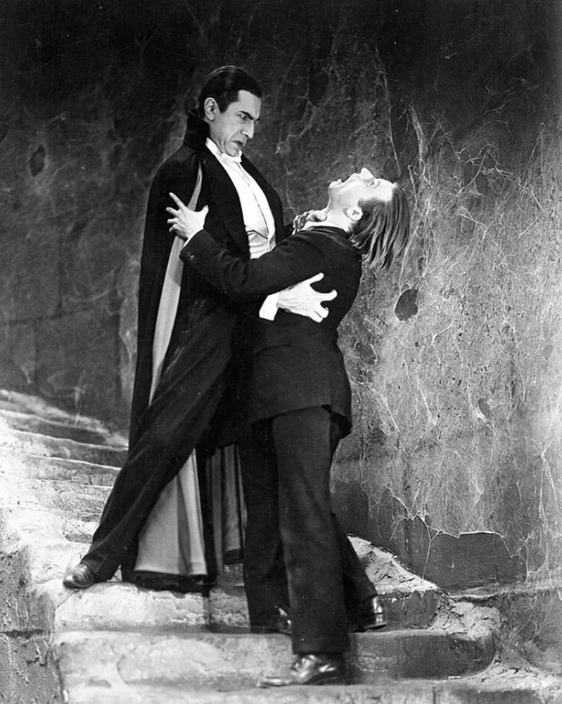 1931 BELA LUGOSI & DWIGHT FRYE in Classic Film DRACULA POSTER 13 X 19 INCH Art!