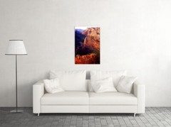 In Zion National Park Landscape Painting Print Wall Home Decor – POSTER 20×30