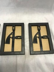 Set of 4 Art Statues Photos Wall Art Decor 4×6 in Framed