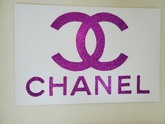 Glitter wall art magenta,Glitter wall decor,Glitter artwork white size 45×30 in